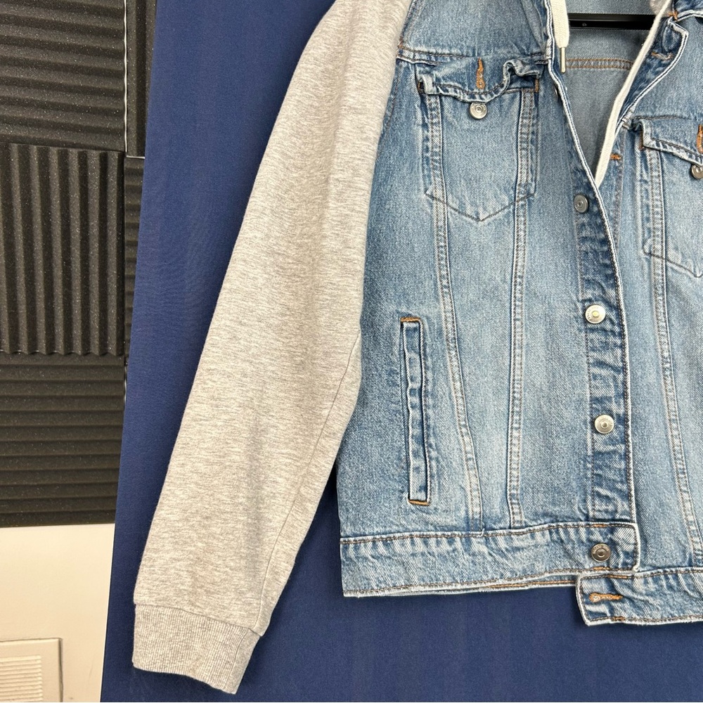 H&M Men's Blue Denim Classic Jean Jacket Size Medium - Picture 7 of 15